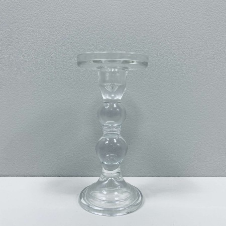 Підсвічник скляний h -17,5 см "Доффін" Olens 8030-374