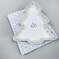 Блюдо порцелянове 30,5 см "Зимова казка" BonaDi 498-307