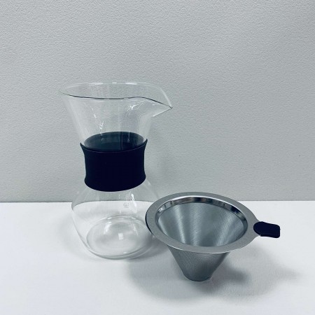 Заварник -кемекс для заварювання кави з фільтром 300 мл Frico FRU-337