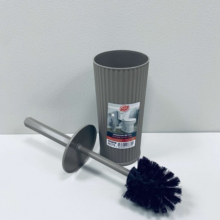 Йоршик для унітазу з пластиковою підставкою 34,5 см Elif Plastik N379 коричневий