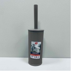 Йоршик для унітазу з пластиковою підставкою 34,5 см Elif Plastik N379 коричневий