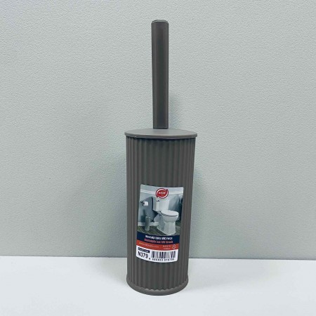 Йоршик для унітазу з пластиковою підставкою 34,5 см Elif Plastik N379 коричневий