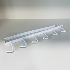 Вішалка металева навісна 26,5*7 см Stenson 00406 біла