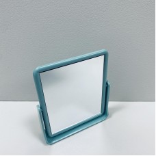 Дзеркало косметичне з пластиковим обідко прямокутне 17*14 см A-Plus 030-2 зелене
