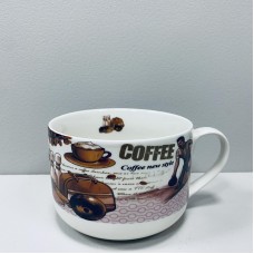 Чашка порцелянова  "Боулінг" 700 мл 12,2*9 см XXL S&T 3188