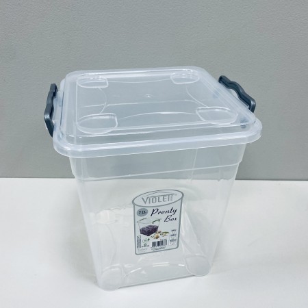Контейнер пластиковий 7 л 23,5*21,5*25,5 см Prenty Box Violet House 0487