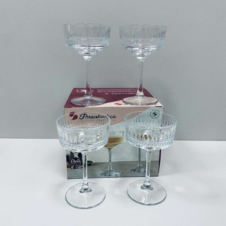 Набір келихів для шампанського 4 шт 260 мл Pasabahce Elysia 440436