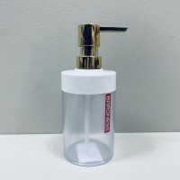 Дозатор для рідкого мила білий із золотим Baroness Limpia 20009