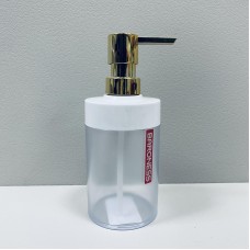 Дозатор для рідкого мила білий із золотим Baroness Limpia 20009