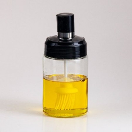 Спецівниця з пензликом скляна 250 мл Viva Daily S250-B