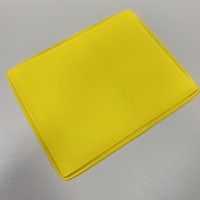 Килимок-деко для приготування пастели та випічки з бортиком 37*30*1см Stenson MH-3308 жовтий