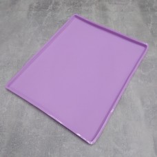 Килимок-деко для приготування пастели та випічки з бортиком 37*30*1см Stenson MH-3308 фіолетовий