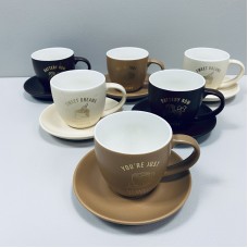 Сервіз чайний порцеляновий 12 предметів 270 мл "Кав'ярня" S&T 15100