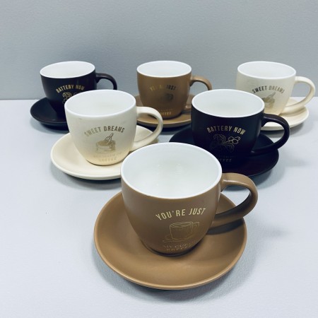 Сервіз чайний порцеляновий 12 предметів 270 мл "Кав'ярня" S&T 15100