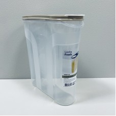 Ємність для сипучих 2,9 л 24,5*19,5*7 см Dunya Plastik 30314 прозора/бежева