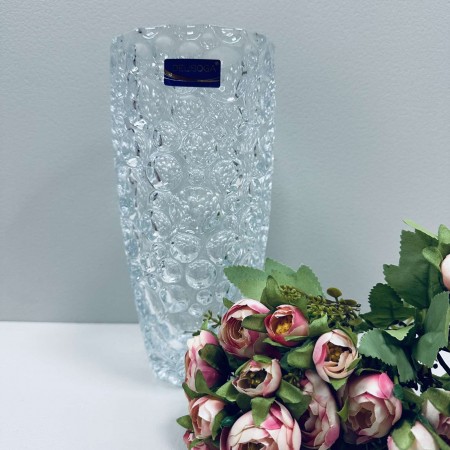 Ваза скляна для квітів 25 см Olens 7355