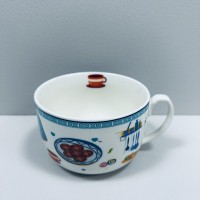 Чашка порцелянова  "Кухня" 650 мл 12,6*8,3 см XXL S&T 3185 декор ЧАШКА