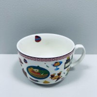 Чашка порцелянова  "Кухня" 650 мл 12,6*8,3 см XXL S&T 3185 декор МИСКИ
