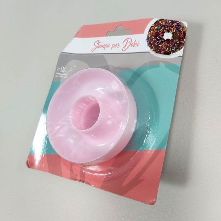 Вирубка пластикова для донатів та пончиків кругла рожева SNS MM-775/ BB-200-3