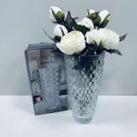 Ваза скляна 30 см Uniglass 6257