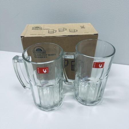 Набір келихів для пива, квасу або чаю 15,5*8,8 см 2 шт A-Plus 2693/3023/ZB02-500