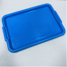 Піднос пластиковий 45*30*1,5 см прямокутний Горизонт 4444-101/К142 блакитний