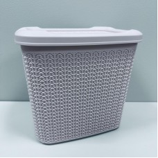 Корзина для порошку 10 л 28,5*21*26,5 см Uscan Plastik M-086 рожева