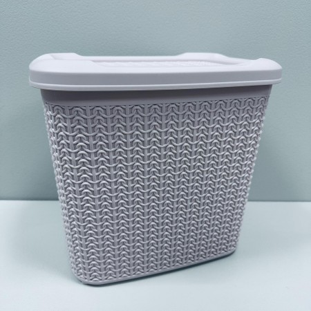 Корзина для порошку 10 л 28,5*21*26,5 см Uscan Plastik M-086 рожева