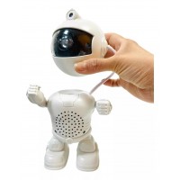 Проектор-нічник "Робот космонавт" зоряне небо, Bluetooth колонка з пультом керування XL-737/9597