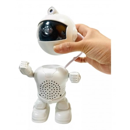 Проектор-нічник "Робот космонавт" зоряне небо, Bluetooth колонка з пультом керування XL-737/9597