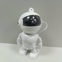 Проектор-нічник "Робот космонавт" зоряне небо, Bluetooth колонка з пультом керування XL-737/9597