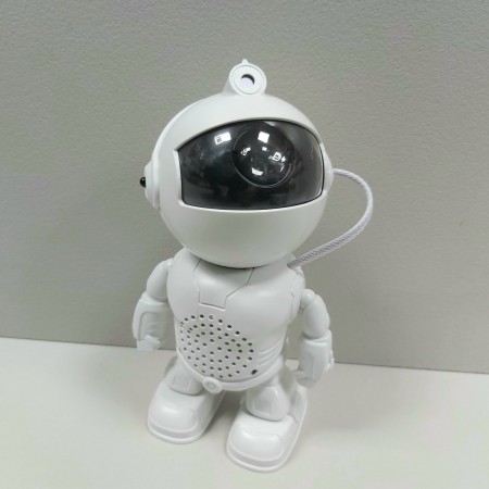 Проектор-нічник "Робот космонавт" зоряне небо, Bluetooth колонка з пультом керування XL-737/9597