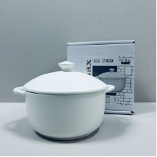 Горщик для запікання з кришкою 18см/600 мл Wilmax Slatestone White WL-661540/A