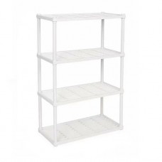 Полиця універсальна 4 яруси 42х22х60 см Stenson R93671 біла