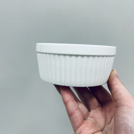 Салатник порцеляновий 11 см білий Olens 102-1100