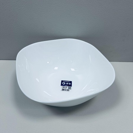 Салатник склокерамічний квадратний 24,6х24,6 см Luminarc Carine White V6132