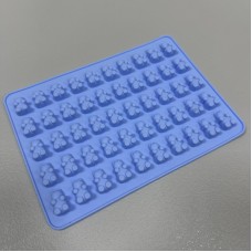 Силіконова форма для мармеладу, цукерок  блакитна S&T 3200-69