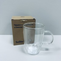 Чашка з подвійною стінкою Solito 370 мл S&T 201-13