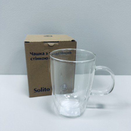 Чашка з подвійною стінкою Solito 370 мл S&T 201-13