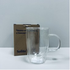 Чашка з подвійною стінкою Solito 370 мл S&T 201-13