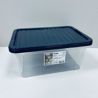 Контейнер пластиковий 36х25х16,6 см 10,5 л Dunya Plastik 33114 темно синій