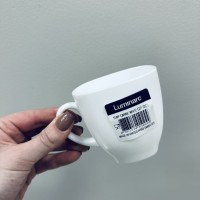 Чашка склокерамічна 220 мл 1 шт Luminarc Carine White V8845