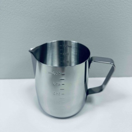 Молочник з нержавіючої сталі без кришки з мірною шкалою 550 мл Stenson R92698-0,55