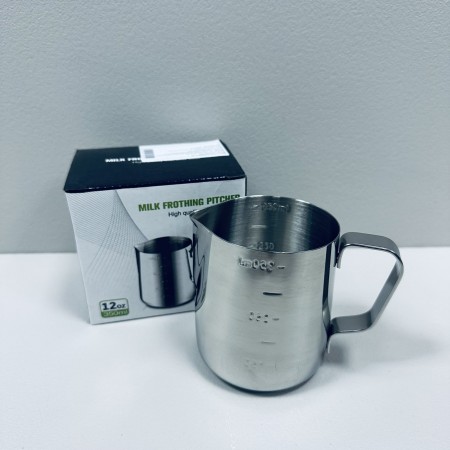 Молочник з нержавіючої сталі без кришки з мірною шкалою 350 мл Stenson R92698-0,35