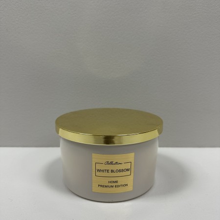 Ароматична свічка Home Premium Edition 13,5*8 см 79667 бежева