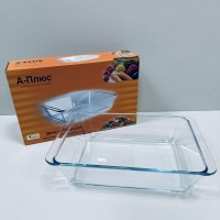 Форма для випікання скляна 33,5х21,5х8,5 см A-Plus 3999