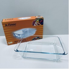 Форма для випікання скляна 33,5х21,5х8,5 см A-Plus 3999