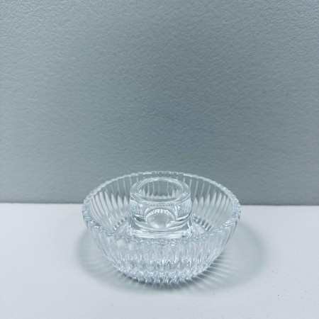 Підсвічник скляний h-4 см, d-8,5 см "Свінг" Olens 8030-371