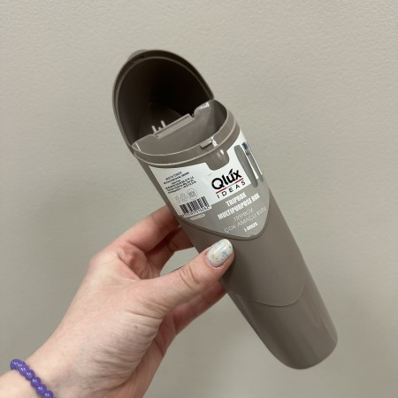 Футляр для зберігання канцтоварів, зубної пасти, щіток 22,5х6,8х4,5 см Qlux L-00626 бежевий