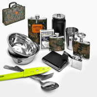 Набір туристичний для мисливця/рибалки в кейсі 15 предметів "Ukraine" Stenson R31007